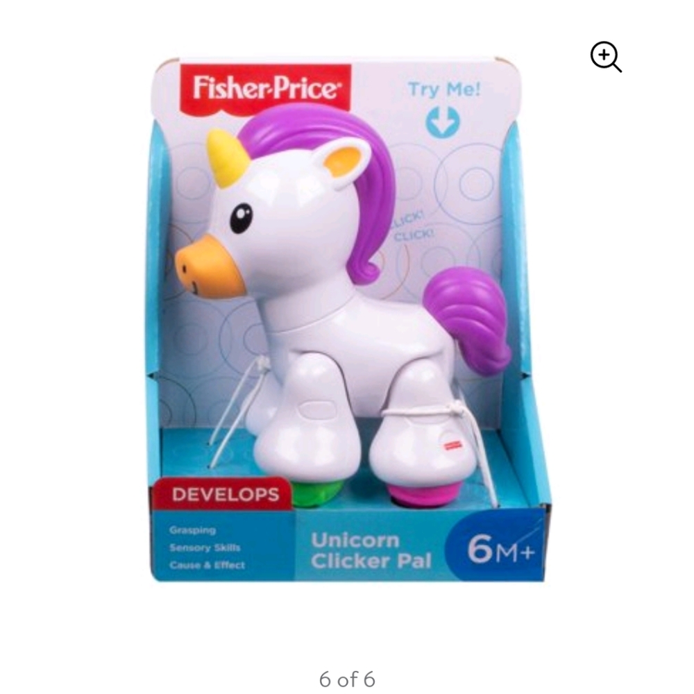 Fisher price unicorn clicker pal